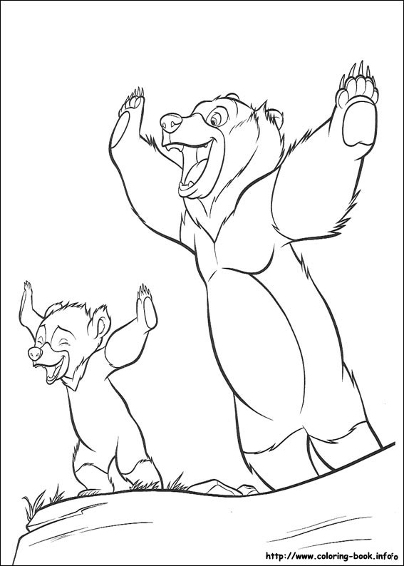 Brother Bear coloring picture